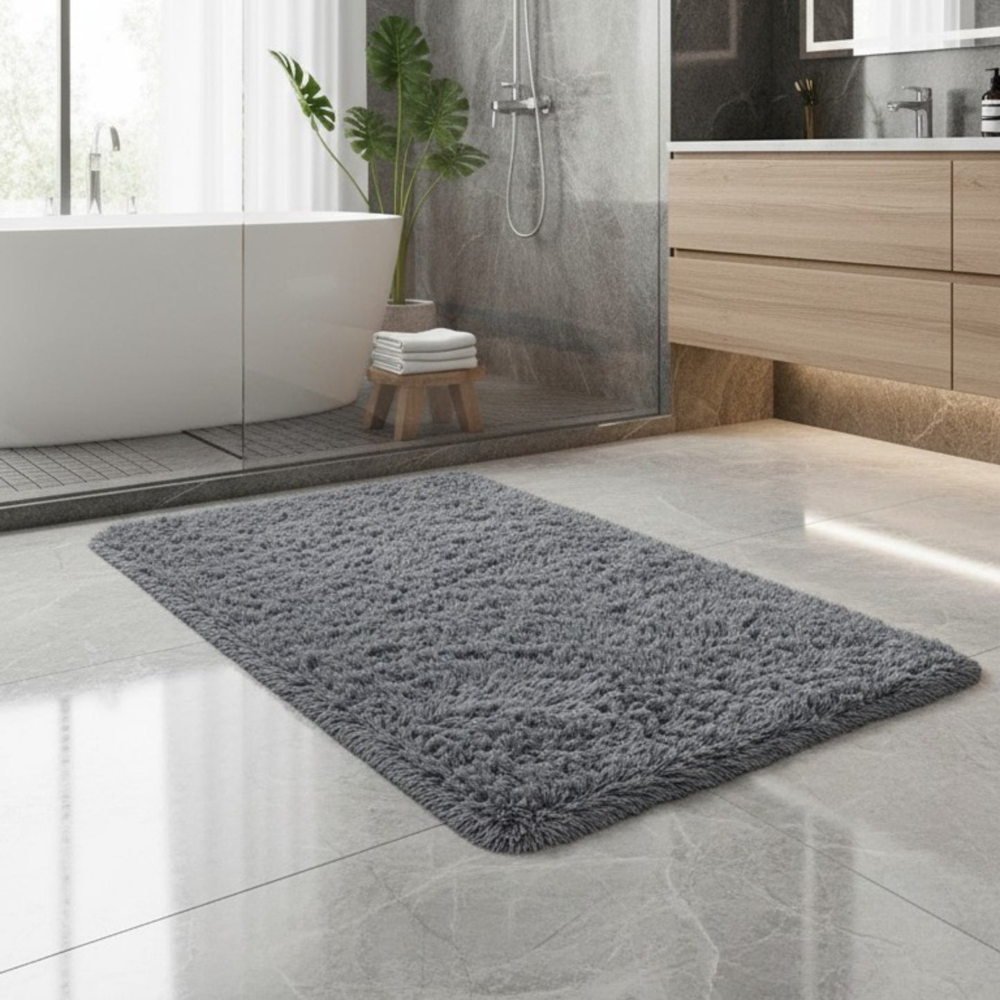 Soft Shaggy Bath Mats - 50*80cm