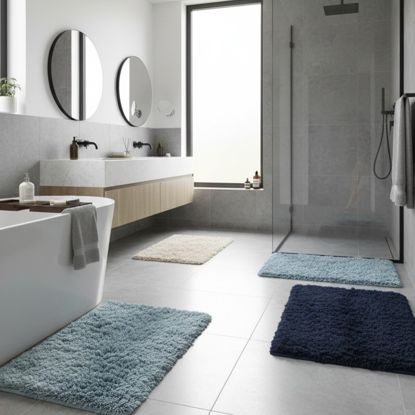 Soft Shaggy Bath Mats - 50*80cm