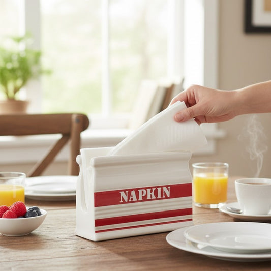 Striped Napkin Holder