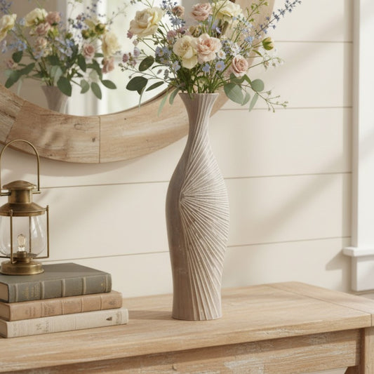 Textured Ceramic Vase - Large