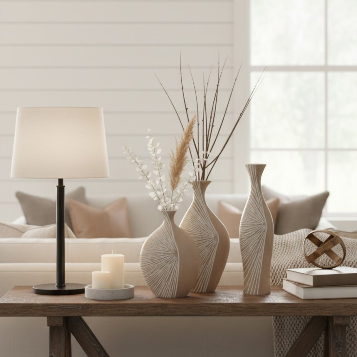 Textured Ceramic Vase - Large