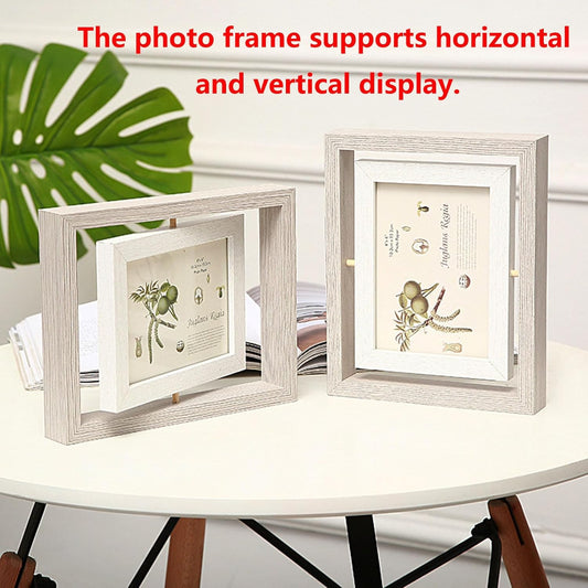 Two-Sided Rotating Photo Frame