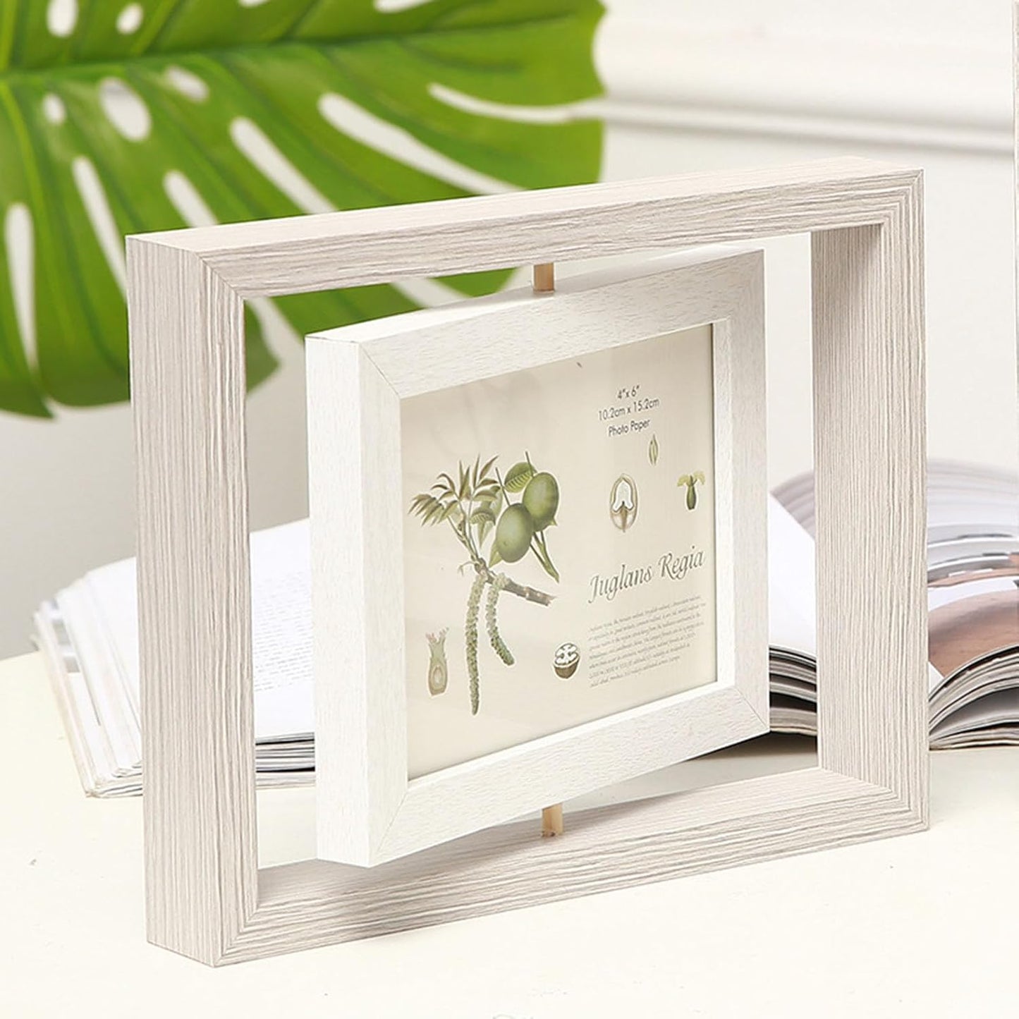 Two-Sided Rotating Photo Frame
