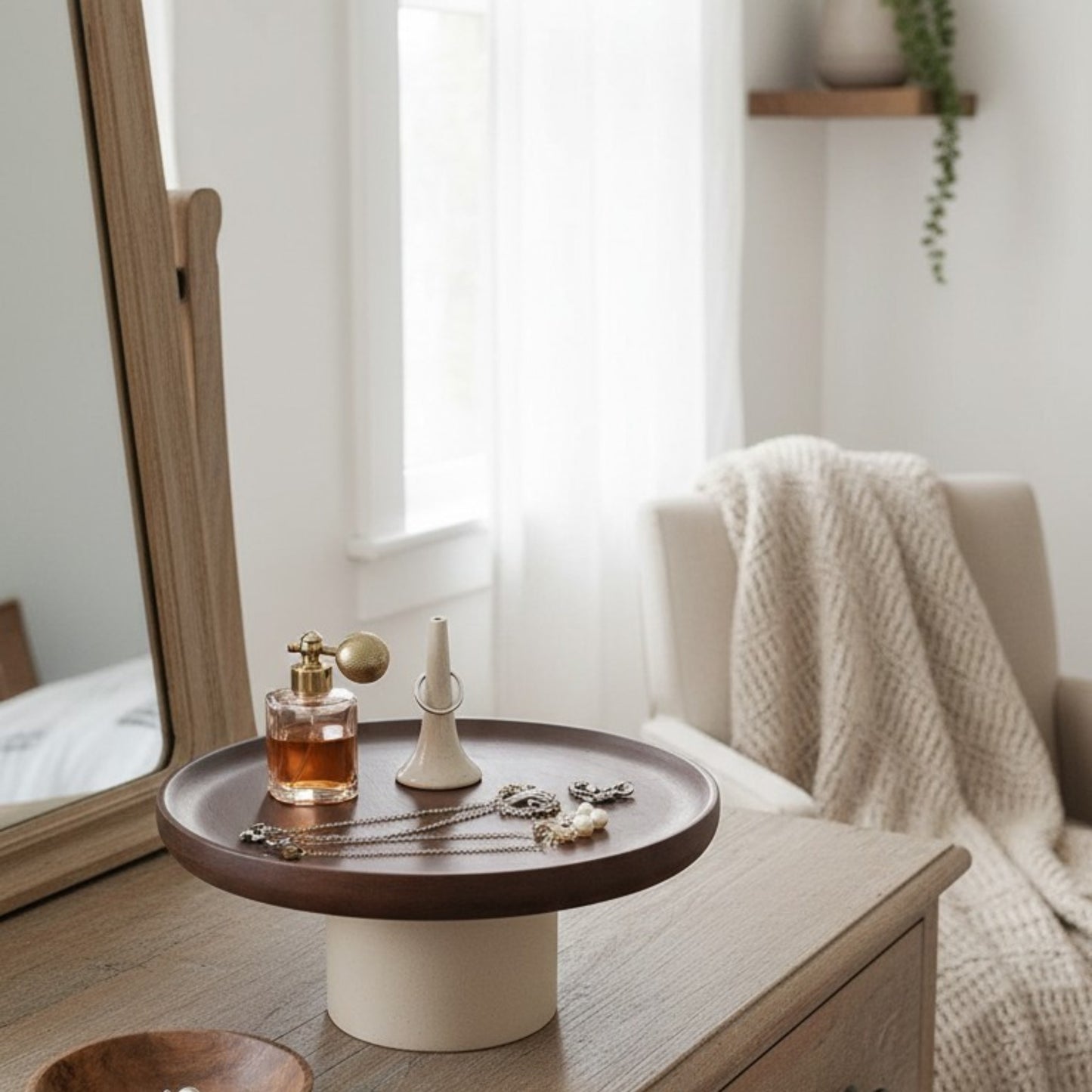 Wood Display Pedestal