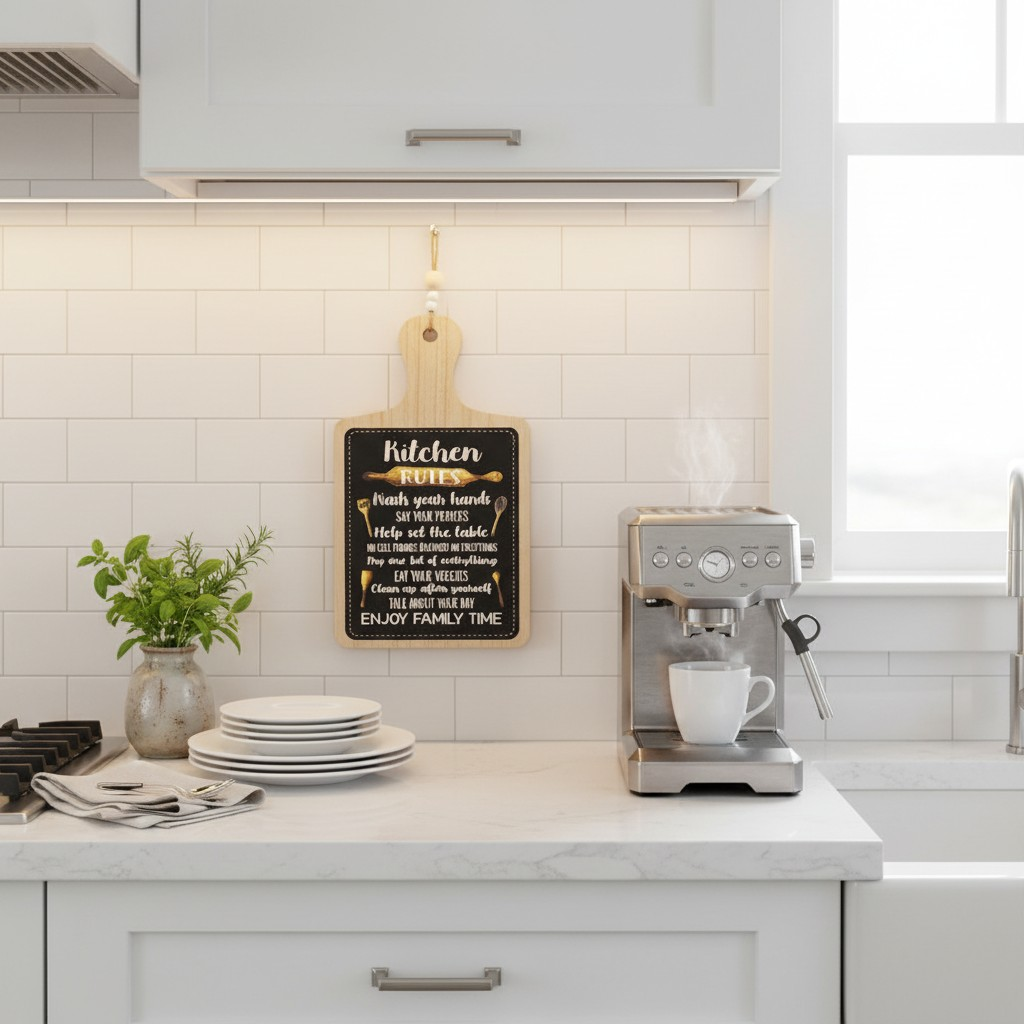 Wooden Kitchen Rules