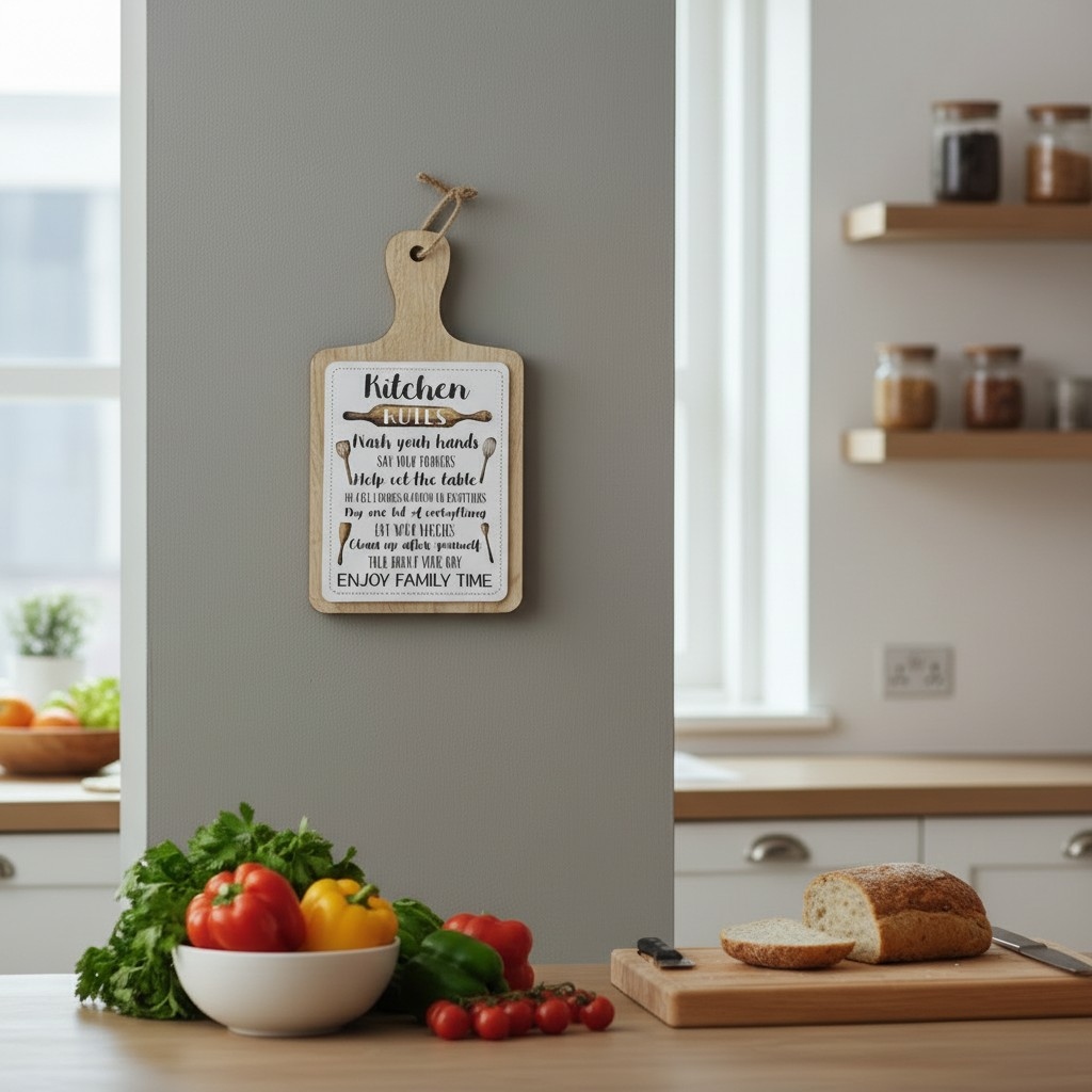 Wooden Kitchen Rules