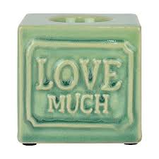 Ceramic Inspirational Tealight Holders – Set of 3