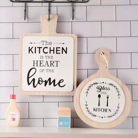 Kitchen Quote Paddle Board Hanging Sign