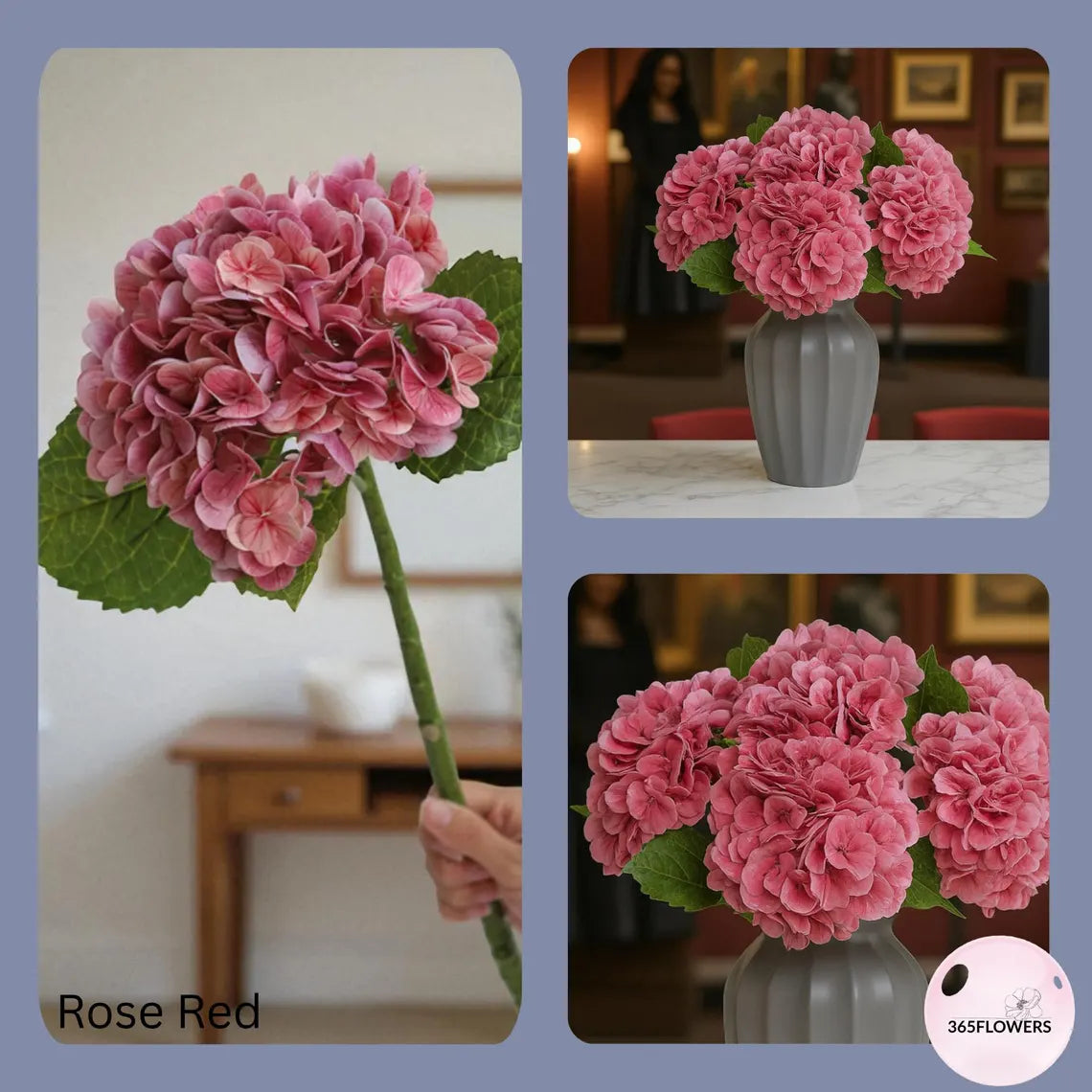 Artificial Hydrangea Flower Stem